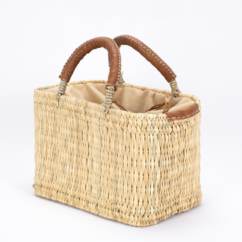 CABAS JONC TINDI avec pochon – Image 2