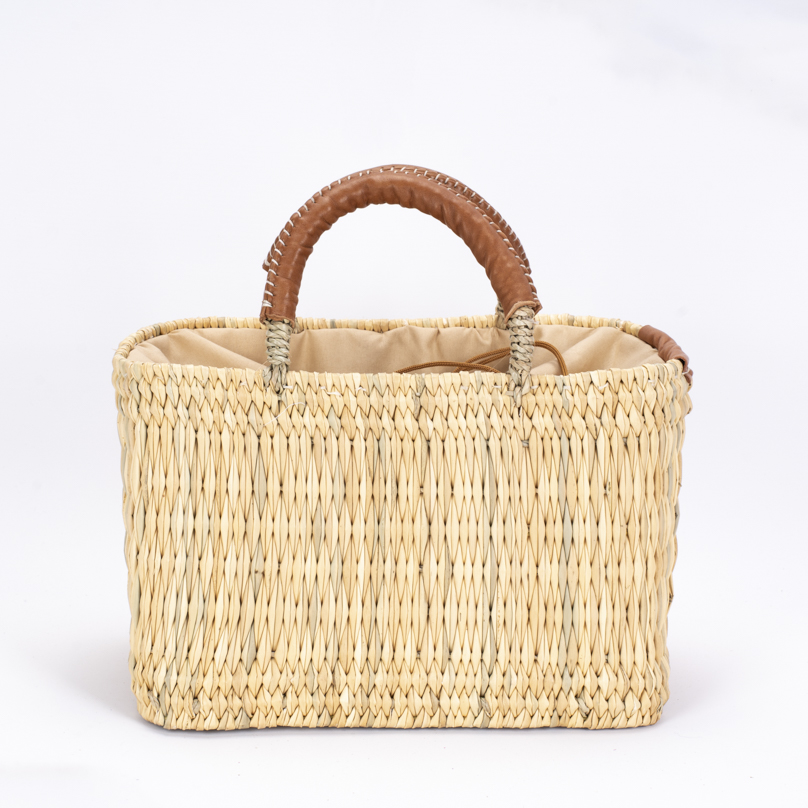 CABAS JONC TINDI avec pochon