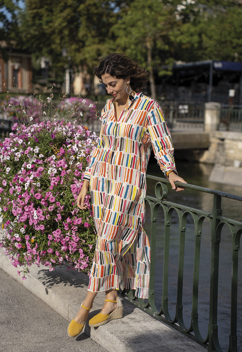 CHEMISE LONGUE DELPHE - 05SW150-022 – Image 2